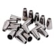 thumbnail image 3 of 20x Metal campana tapón cable cuerda cerraduras terminales de cierre cremallera extracción terminales para cordón/ropa para deportiva-tres gris perfecl Extremo del tope de bloqueo del cable, 3 of 8