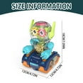 thumbnail image 3 of HUASHENG Robot Transparent avec Roues Omnidirectionnelles Jouet Musical et Lumineux pour Garçons et Filles Parfait pour les Marchés, 3 of 7