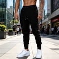 thumbnail image 2 of Yifymode Mens Joggers with Pockets Casual Sweatpant | Slim-fit Elastic Waist Casual Pants Lightweight Golf Work Athletic Gym Track, 2 of 9