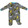 thumbnail image 2 of Batman Pyjama à Pieds à Imprimé Intégral de Symboles et de Logos-6-9 Mois, 2 of 2