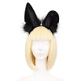 thumbnail image 5 of Wolf Fox Ears Headband Furry Animal Ear Hairband Animal Hair Hoop Animal Headwear Head Accessories for Anime Dress, 5 of 7