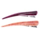 thumbnail image 1 of 2 pinzas acrílicas de pico de pato para el pelo, con fuerte tensión, para peinar y teñir el cabello (rojo y morado)., 1 of 5