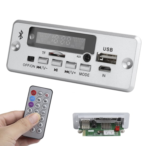 Placa Decodificadora MP3, Módulo 5.0 Control Por APP Y Llamadas Manos Libres USB/SD/AUX/FM Función De Tarjeta De Sonido Memoria De Apagado