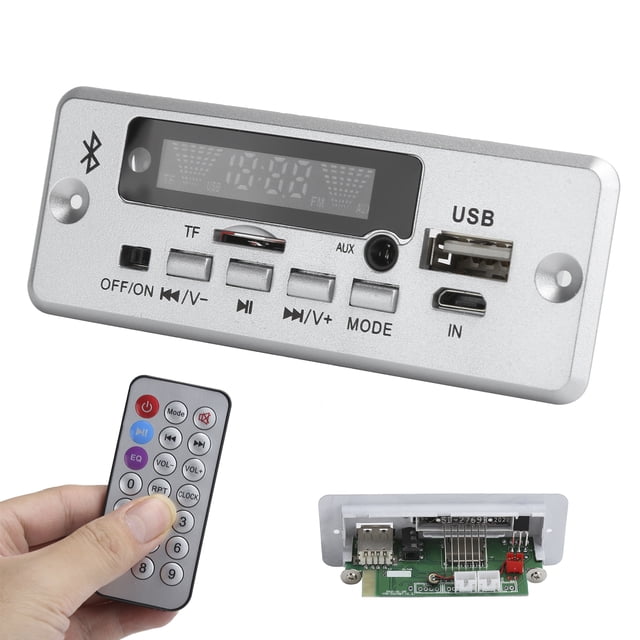 Placa Decodificadora MP3, Módulo 5.0 Control Por APP Y Llamadas Manos Libres USB/SD/AUX/FM Función De Tarjeta De Sonido Memoria De Apagado