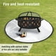 thumbnail image 3 of Alfombrilla Redonda Para Hoguera De 24 Pulgadas, Resistente Al Calor, Antideslizante, Protector De Cubierta Para Parrilla Al Aire Libre, Impermeable, Alfombrilla Para, 3 of 7