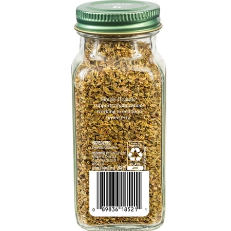 シンプリーオーガニック オレガノ 21g (0.75oz) Simply Organic Oregano スパイス 調味料 イタリア料理 地中海料理 メキシコ料理