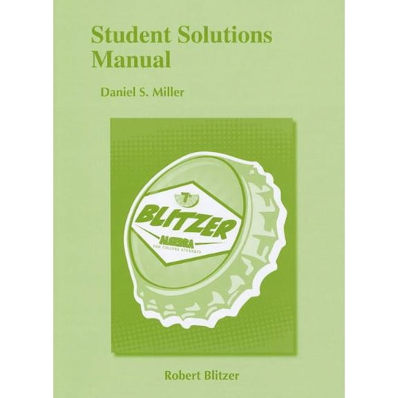 Pre-Owned Student Solutions Manual for Algebra for College Students Paperback