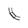 thumbnail image 3 of VONKY Support à Bois Noir en Métal Robuste pour Intérieur Rangement Extérieur, 3 of 5