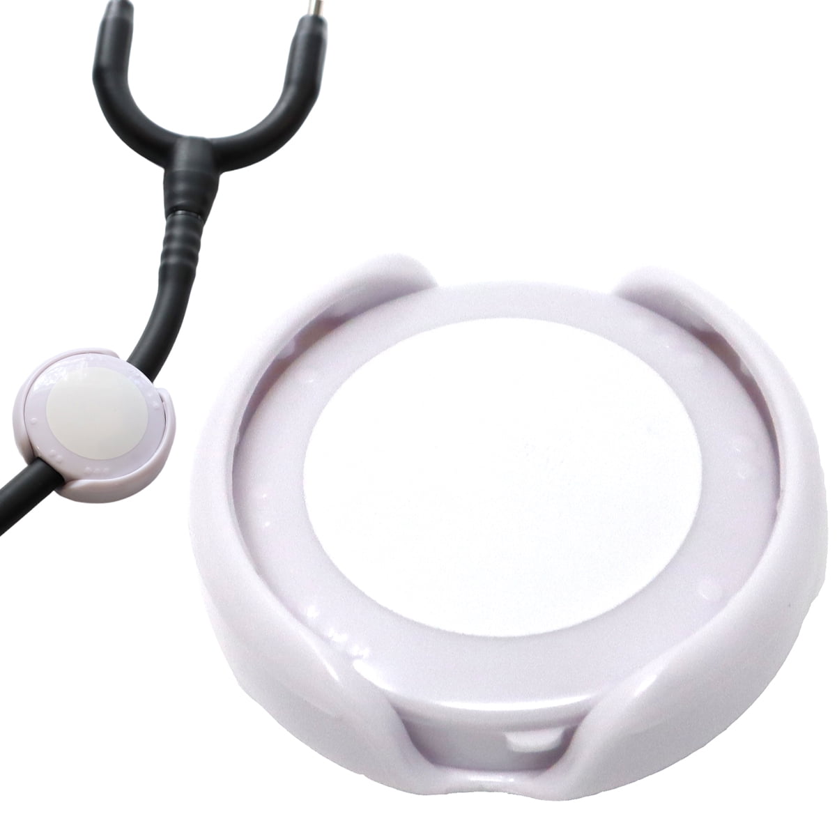 10 Pack - Adjustable Stethoscope Name Tags - Fits Any Size Tubing! Steth Label - Compatible with Littman Tubes, Round Personalized Identification for ...