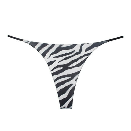 

Women s Thong Low Rise Double Layer Bikini Briefs