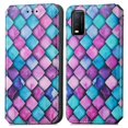 thumbnail image 2 of Compatible With Vivo Y3s 2021 Case Colorful Wallet Card Slot Pu Leather Kickstand Magnetic Rfid Blocking Cover, 2 of 3