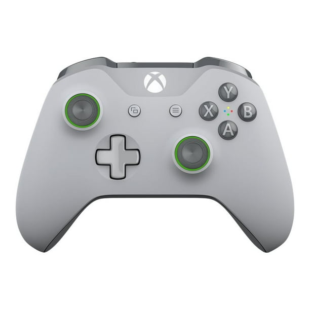 Varen span de sneeuw Microsoft Xbox Wireless Controller - Gamepad - wireless - Bluetooth - gray,  green - for PC, Microsoft Xbox One, Microsoft Xbox One S, Microsoft Xbox  One X - Walmart.com