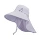 thumbnail image 1 of Sombrero de Sol de ala Ancha de Verano for Mujer con Lindo Bordado de Gato y Solapa for el Cuello - Sombrero de Playa al Aire Libre for Sombra y Estilo, 1 of 2