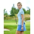 thumbnail image 2 of LRD Women's Short Sleeve Golf Polo Shirts UPF 30 Sporty Blue / White S, 2 of 6