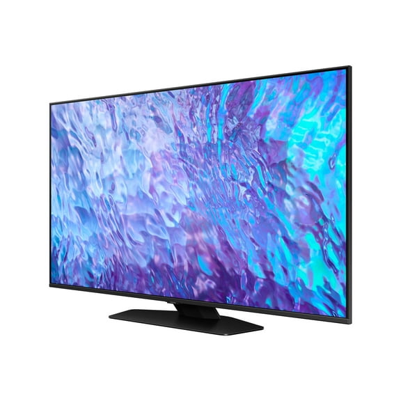 Samsung QN98Q80CAF - 98" Diagonal Class (97.5" viewable) - Q80C Series LED-backlit LCD TV - QLED - Smart TV - Tizen OS - 4K UHD (2160p) 3840 x 2160 - HDR - Quantum Dot - titan black