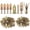 200.0, variant on 100Pcs Self Drilling Drywall Anchors with Screws, Ahier 50Pcs Metal Self-Drilling Anchors and 50Pcs Screws Kit, No Drill Or Holes in Wall for Fixing TV, Shelf, Cabinet, Curtains, Calligraphy
