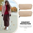 thumbnail image 3 of FOMIYES 2Ud Fundas Para Muletas Beige De Y Espuma Transpirable Antideslizante Para Hogar, 3 of 6