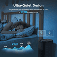 thumbnail image 3 of Membrane Solutions MS18 Air Purifier True HEPA Filter for Allergies, Black, 3 of 5