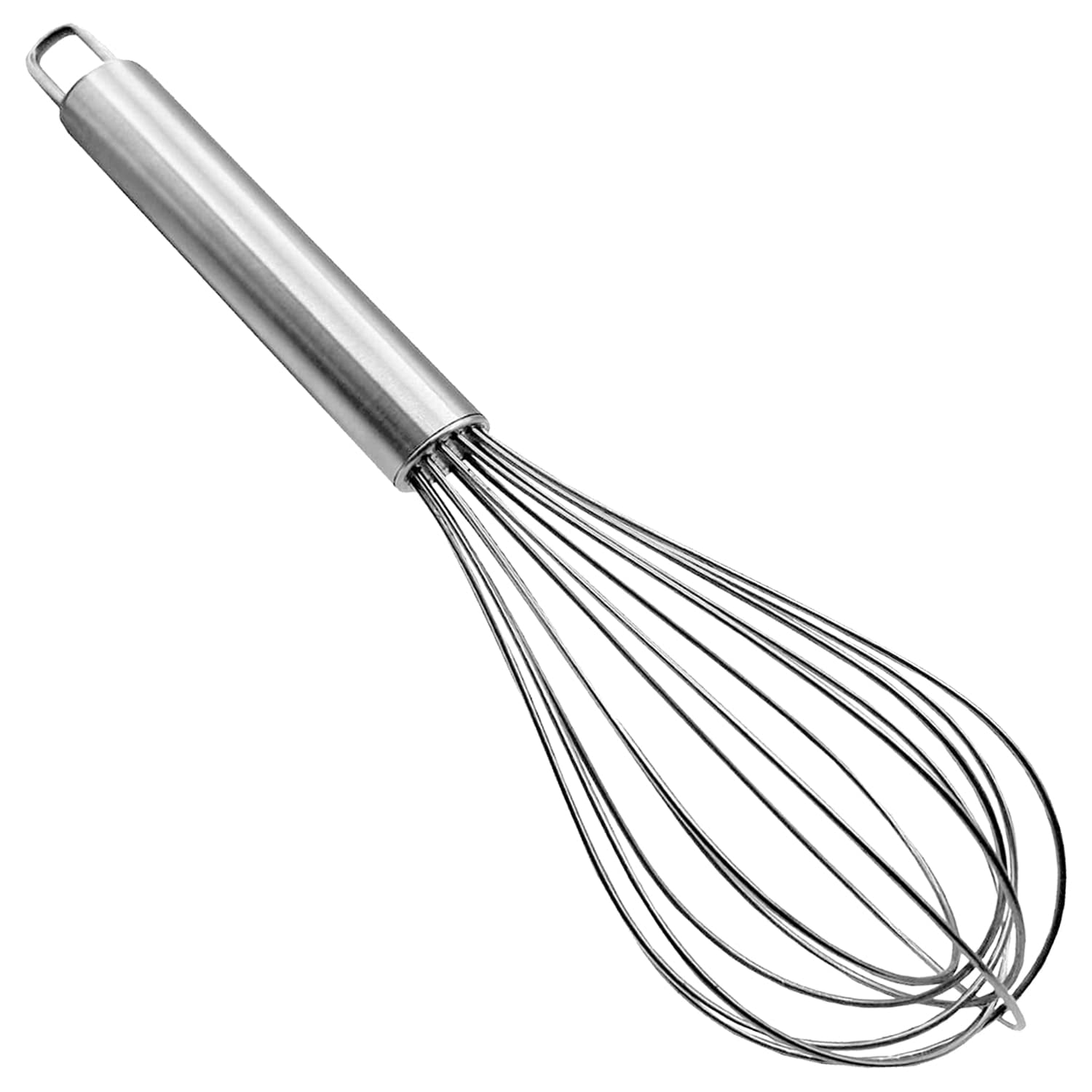  1.2 MM Stainless Steel Wire Whisk Kitchen Utensils for Blending  Stirring Round Handle Ballon Whisk steel Egg whisker Kitchen Utensil for  Mixing (10 in): Home & Kitchen