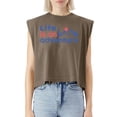 thumbnail image 5 of EcoLoom Life Is An Adventure Transparent Cap Sleeve Muscle Crop Shirt Women Sleeveless Baby Tee, 5 of 5