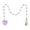 Purple, variant on Valentines Day Decorations, Valentine's Day Gift, Wooden Bead String with Rope Tassel, Wooden Bead String Pendant, the Most Romantic Gift for Her