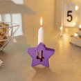 thumbnail image 5 of Portavelas de silicona para casa, estrellas de silicona para moldear, números 1 y 4, estrellas para moldear, para moldear silicona DIY., 5 of 5