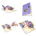 thumbnail image 4 of 3D Bird Flower Greeting Card with Matching Envelope 3D Mother’s Day Greeting Card for Mother’s Day Teacher Appreciation, 4 of 6