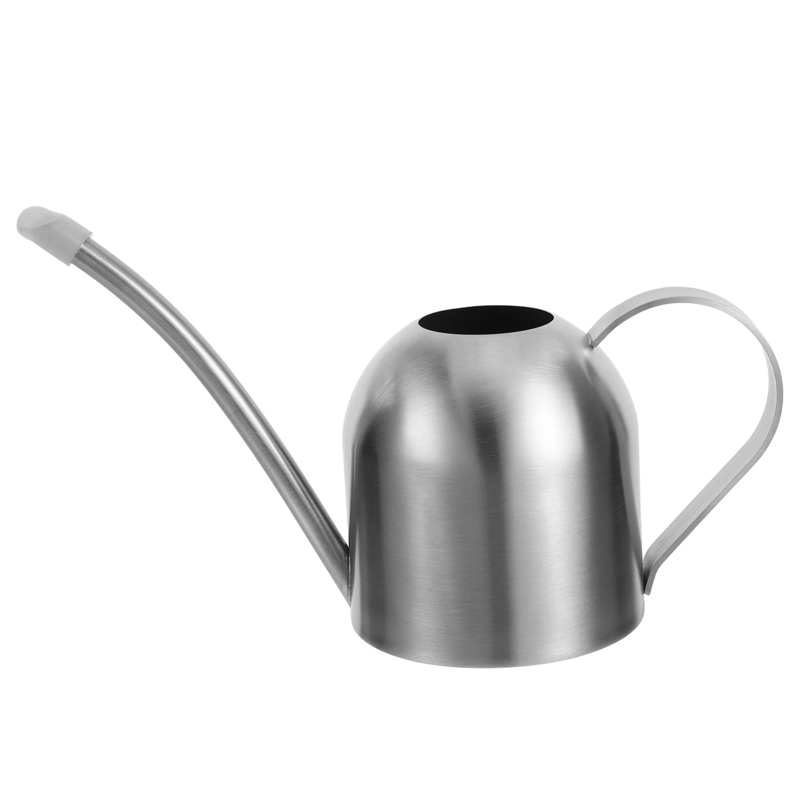 SKISUNO Gardening Watering Can Silver Stainless Steel 1Set For Indoor Plants Care