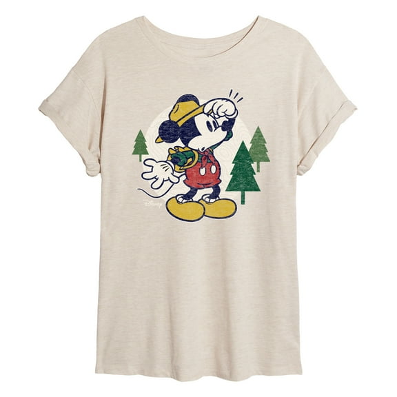 Disney - Mickey Hike Icons - Women's Oversized T-Shirt