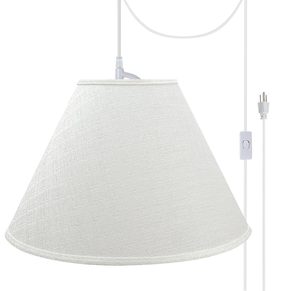 Aspen Creative 7277321 TwoLight PlugIn Swag Pendant Light Conversion