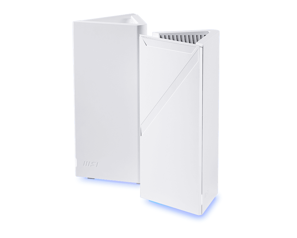 MSI Roamii BE Pro Mesh System- 2 Pack, WiFi 7 (802.11be/ax/ac/n/g/b/a), 320MHz, 11Gbps, MLO, 4096QAM