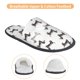 thumbnail image 3 of Balery Dachshund Dog Puppy Pantuflas de Casa de Felpa Silenciosas con Diseño Estampado, Zapatillas Cómodas Antideslizantes de Algodón para Interior-Large, 3 of 8