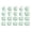 20PC Green, variant on 20 Pcs Numbered Pencil Toppers 1-20, Reusable Classroom Pencil Labels, Pencil Tracking Markers for Supply Stations and School Organization
