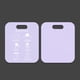 thumbnail image 2 of Tabla Plegable para Ropa Organizador Plástico Doblar Vestidos Uso Diario en El () Morado, 2 of 9