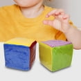 thumbnail image 4 of 2 Pieces 4Inches Playing Game Dices with Clear Pockets for Educational Toys, 4 of 9