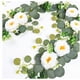 thumbnail image 4 of Guirnalda Flores Artificiales Xihbxyly 5,9 Pies con Rosas Decoración de Mesa Bodas Fiestas, 4 of 7