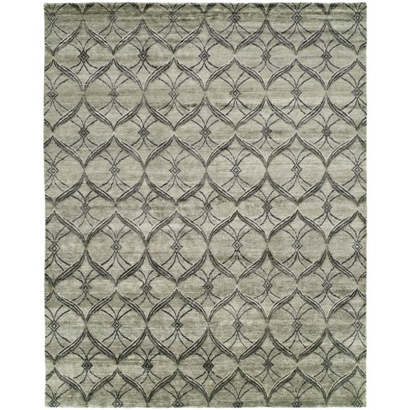 Kalaty Inspira Area Rug IN-946 Pebgry Diagonal Petals 6' x 9' Rectangle