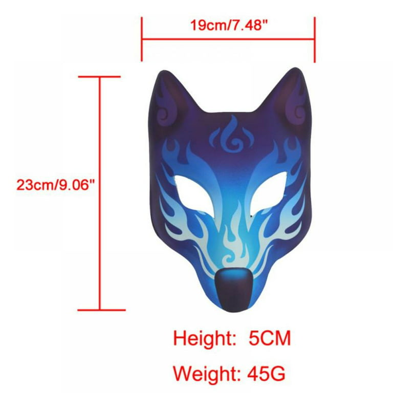I made a Japanese 'kitsune' fox mask! (+tutorial) : r/cosplayprops