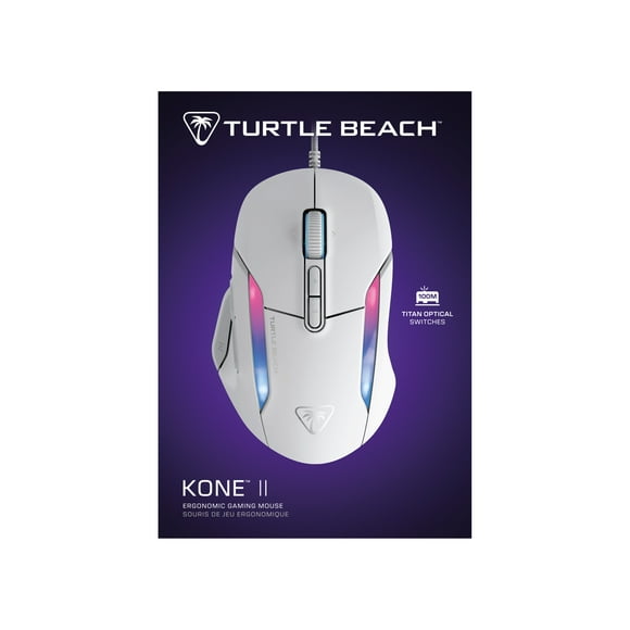 Souris gaming ergonomique Turtle Beach® Kone™ II - Blanc
