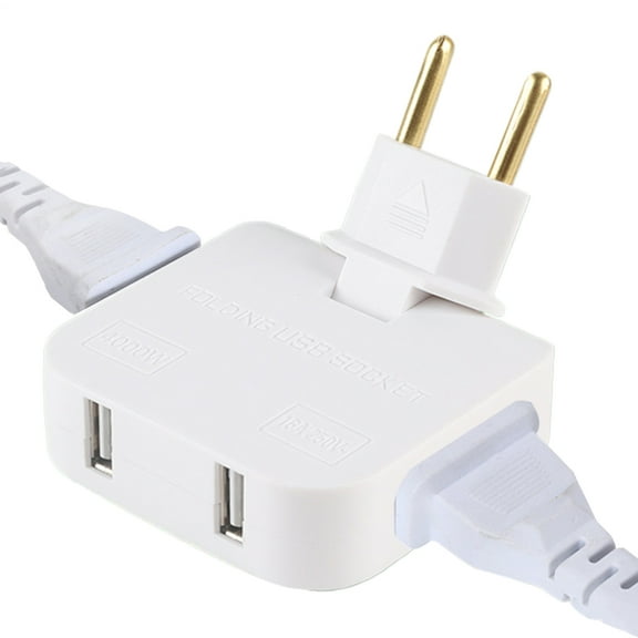 Ksruee Travel Plug Adapter Wall Outlet Converter Multifunctional Portable Rotatable Transformer for Appliances Global Travelers Business Trips Vacation Computer Charging Electronics original