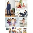 thumbnail image 5 of Buenos Ninos Womens Pajama Set Long Sleeve Tops with Pants Sleepwear PJ Loungewear with Pockets, 5 of 6