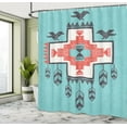 thumbnail image 5 of Ambesonne Tribal Shower Curtain, Vintage Native, 69"Wx75"L, Multicolor, 5 of 5