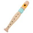thumbnail image 1 of SEWCHICS Instrument Enregistreur pour Enfants Flûte en Bois Beige Instruments de Musique pour Enfants 1Ensemble, 1 of 8