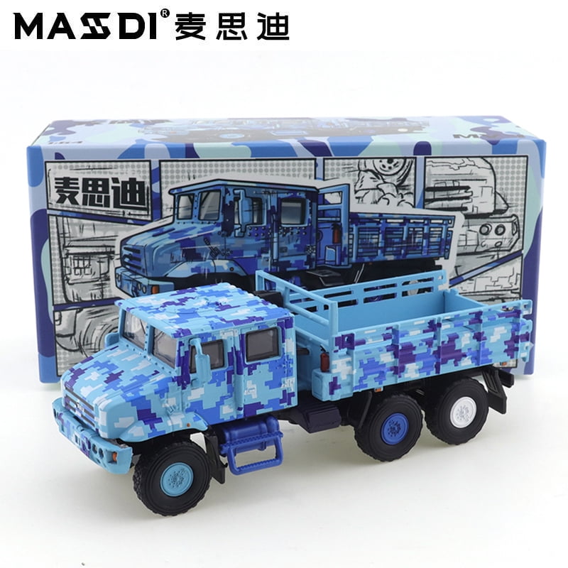 1/64 Old Jiefang CA30/MV3 Military Transport Vehicle Alloy Motor