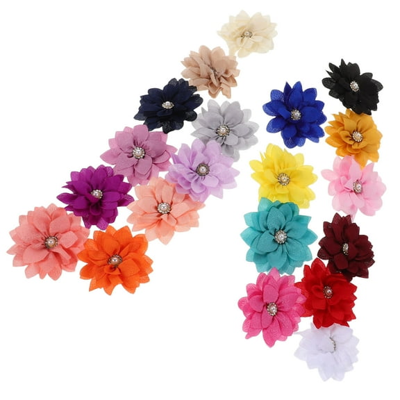 TABLZONE Dog Flower Collar Charms Assorted Colors Secure Lightweight Decoration