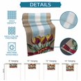 thumbnail image 6 of Watercolor Tulip Table Runner, Flower Retro Kitchen Table Runners Dress Scarves for Table Decorations Party/Restaurant/Indoor Outdoor Use, 13x108in, 6 of 9