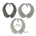 thumbnail image 4 of Sonducket Gargantilla de aleación para mujer, adorno para el cuello, colgantes para vestido, babero, collar, colgante de joyería, accesorio de moda, Ropa, zapatos y accesorios Miscelánea Blanco Sonducket AP014842-02, 4 of 6