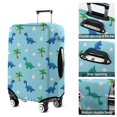 thumbnail image 5 of Light Blue Dinosaurs Palms Eggs Pattern Luggage Cover Fashion Suitcase Cover Baggage Covers Fit 25-28 Inch Luggage (Go Travel), 5 of 5