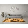 thumbnail image 3 of Ahgly Company Indoor Rectangle Abstract Orange Modern Area Rugs, 8' x 12', 3 of 4