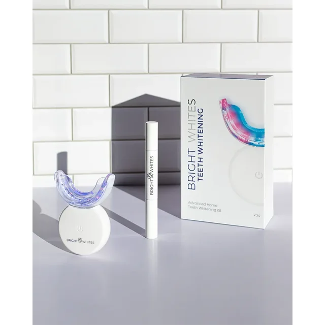 Bright Whites Trousse Avancée de Blanchiment des Dents pour la Maison